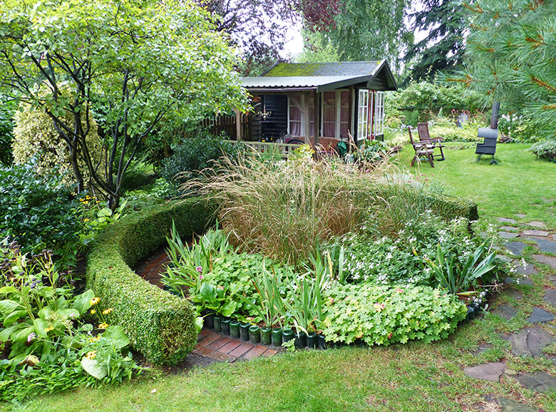Sandfrauchen, Garten im Wandel, Rondell